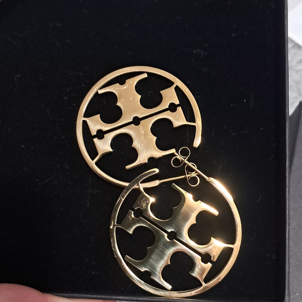 Gold Circular Earrings
